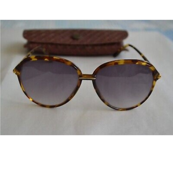 YSL Yves Saint Laurent VINTAGE Tortoise Shell Sunglasses Havana Stunning main image 9